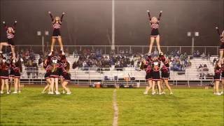 MHS Varsity Cheer Halftime Routine MHS vs FHS 91616 [upl. by Eilata916]