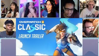 Overwatch Classic  Official Trailer  Overwatch 2  REACTION MASHUP [upl. by Kasey638]