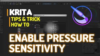 Krita How To Enable Pressure Sensitivity [upl. by Ayotan229]