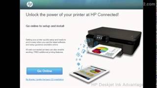 HP Deskjet Ink Advantage 2545  Install Driver Windows [upl. by Idahs]