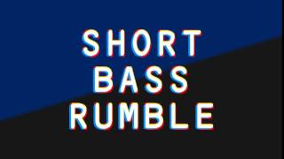 Bass Rumble Sound Effect [upl. by Butta]