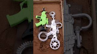 Metal Casting EP 711  molding  Making toy gun molding  metal making  Experiment [upl. by Tutankhamen690]