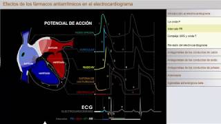 Efectos de los Fármacos Antiarrítmicos en el Electrocardiograma [upl. by Miharbi]