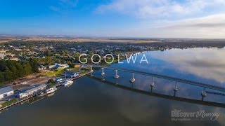 Murray River Bird aerial video  Goolwa  Discover Murray River [upl. by Nemzaj]