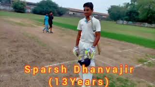 Sparsh Dhanvajir 13 Y Batting Practice match [upl. by Aenad]