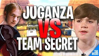 Atlantis Juganza VS Secret Mongraal amp Secret Domentos  Fortnite Funny Moments 1 [upl. by Kursh]