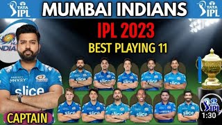 IPL 2023 Mumbai Indians best playing 11  Mi 11 for ipl 2022  Rohit Sharma [upl. by Odab]