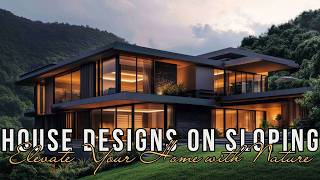 Stunning House Designs on Sloping Sites Elevate Your Home with Nature [upl. by Hanselka588]