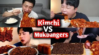 ASMR MUKHBANG 🔥 Kimchi is not easy to tolerate 😧😯🔥 [upl. by Ehudd]