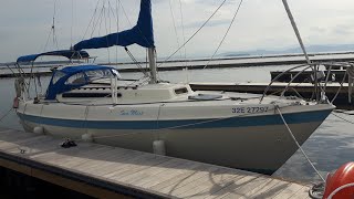 Solo sailing our Tanzer 85 on Lake Champlain July 18 22 2019 [upl. by Aivato482]