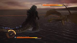 GODZILLA PS4  Godzilla 2014 vs King Ghidorah [upl. by Schuler482]