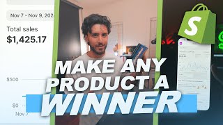 Making A FAILED Dropshipping Product PROFITABLE In 24 Hours [upl. by Naik799]