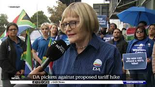 DA pickets against proposed tariff hike [upl. by Amarillis]