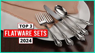 Top 5 Best Flatware Sets Review In 2024 [upl. by Aerua]