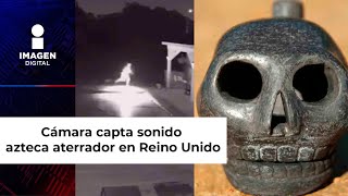 Cámara en Reino Unido capta aterrador sonido y su origen es Azteca e inquietante [upl. by Neelrihs]