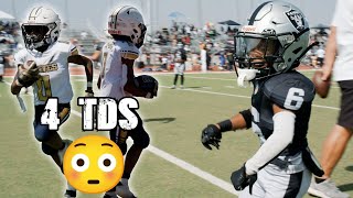 This Kid Is A Baby TYREEK HILL INSANE SPEED  9U Harbor Area Raiders vs IB Braves [upl. by Ecyned83]