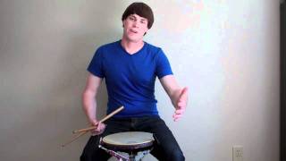 Single Paradiddle  How to Play a Single Paradiddle Drum Rudiment [upl. by Luwana412]