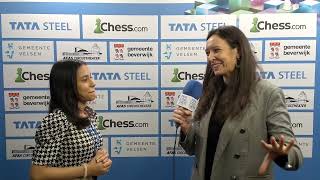 Divya Deshmukh beats Eline Roebers Round 8 [upl. by Drofhsa]