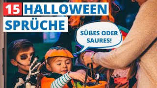 15 Halloween Sprüche für Kinder [upl. by Aneda]