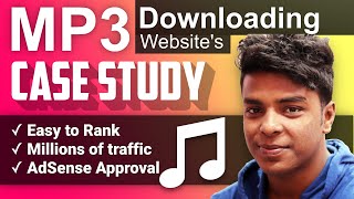 🔥 Songs Downloading Site Case Study  Ranking  Traffic  Earning [upl. by Ancalin]