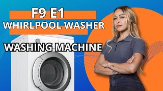 f9 e1 Whirlpool Washer [upl. by Airdnax]