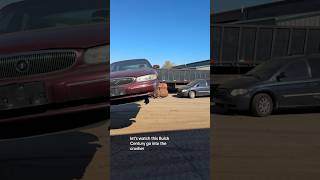 Customer brought a Buick Century to Auto Parts City to capture the crush on video  buick carcrush [upl. by Lapides]