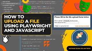 Upload File using playwright Typescript  Tips and Tricks [upl. by Dino143]