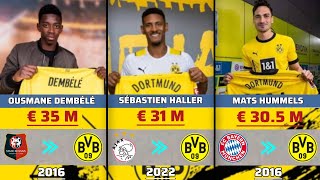 borussia DortmundbTop 25 most expensive signings [upl. by Gerti]