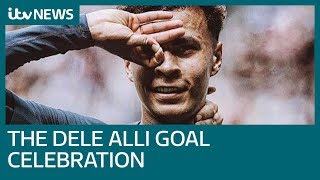 How to do the seemingly ‘impossible’ Dele Alli goal celebration  ITV News [upl. by Grani]