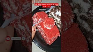 Red velvet a taste of luxury in every layer 🍴🎉quotfoodiovlog food shorts redvelevet [upl. by Aiyram]