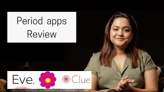 Period tracking apps review  Clue Eve Period tracker lite [upl. by Athalia]