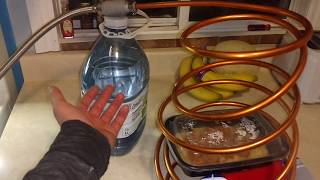 Homemade Water Distillation Rig With Added Copper Tubing [upl. by Helse]