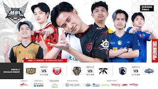 🔴 LIVE  MPL ID S14  Regular Season Hari 3 Minggu 2  Bahasa Indonesia [upl. by Aicirtel]