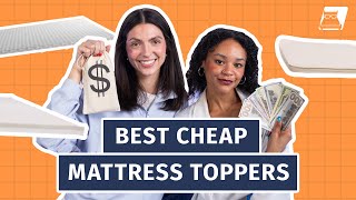 Best Cheap Mattress Toppers 2024  Our Top Picks UPDATED [upl. by Esikram822]