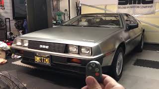 Demo of DeLorean WingsALoft Remote Door Opening System with 3rd Channel opening both doors [upl. by Ahsenauq]