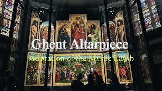 Ghent Altarpiece closing video filmed it myself It was a solemn and holy sight [upl. by Kinimod]