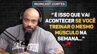 VALE A PENA TREINAR O MESMO MÚSCULO MAIS DE UMA VEZ POR SEMANA – IRONCAST CORTES [upl. by Bodi]