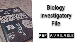 Biology Investigatory File Class 12 Boards Examination 202324 Pollination biology boardexam [upl. by Atirres]