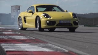 The New Porsche Cayman Drifting  DRIVE MOMENTS [upl. by Alauqahs]