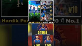 Hardik Pandya बने T20 No1 Sportslover124 cricket hardikpandya t20cricket icc ytshorts [upl. by Kcirrez142]