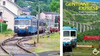 GENTIANE EXPRESS  train touristique de la HauteAuvergne [upl. by Layod]