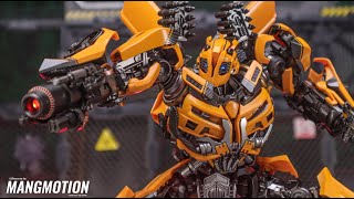 Cyber Era CE04 Dark of the Moon Bumblebee Metal flame Bee review [upl. by Campos703]