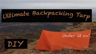 DONT GO HIKING WITHOUT THIS How to make a silnylon tarp DIY Under 60 [upl. by Nesnaj]