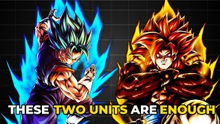 JUST USE THESE TWO UNITS IN THE GAME  DRAGON BALL LEGENDS [upl. by Ennairek]