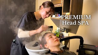 ASMR I got THE PREMIUM head spa in Tokyo Japan Soft Spoken [upl. by Sollars265]