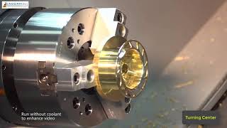 Amazing CNC Working Process Milling and Turning Center [upl. by Akenihs598]