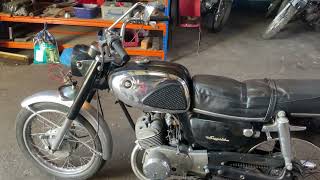 1965 Suzuki 150cc S32 Twin 2 stoke Ref1462 [upl. by Yejus]