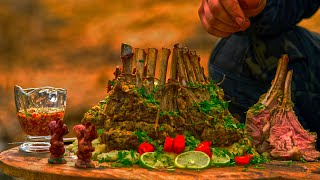 Succulent Garlic and Herb Lamb Chops Recipe ASMR [upl. by Adym]