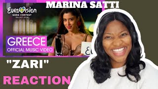 GREECE 🇬🇷 EUROVISION 2024  Marina Satti  quotZariquot  REACTION [upl. by Maxi]