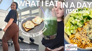 WHAT I EAT IN A DAY 1500 CALORIES Slimming world For WEIGHT LOSS  weight update [upl. by Rebecka]